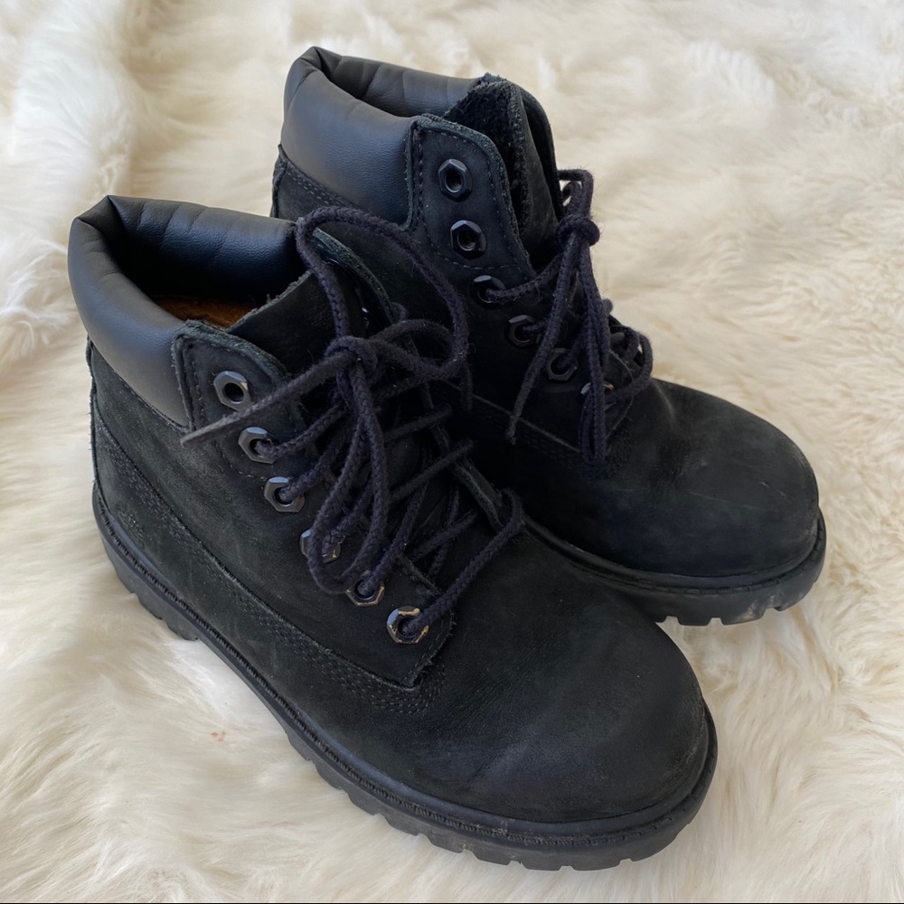Timberland black toddler boots 12807-4530 - Picture 1 of 9